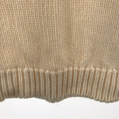 【中古品】【メンズ】 FENDI フェンディー FZZ387 A3M3 LOGO INTERSIA KNIT ロゴインターシャニット タグ欠品 141-260330-ky-21-fuzh サイズ：52 カラー：ホワイト 万代Net店