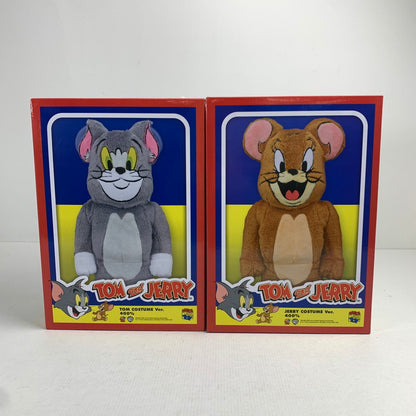 【中古美品】 未開封 BE@RBRICK ベアブリック トムとジェリー トム+ジェリー２体セット COSTUME Ver. 400％ ２体セット 039-260702-ky-14-fuzh 万代Net店