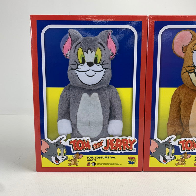【中古美品】 未開封 BE@RBRICK ベアブリック トムとジェリー トム+ジェリー２体セット COSTUME Ver. 400％ ２体セット 039-260702-ky-14-fuzh 万代Net店