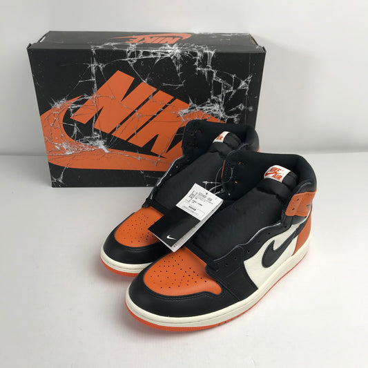 【中古美品】【メンズ】 NIKE DZ5485-008 AIR JORDAN 1 RETRO HIGH OG "SHATTERED BACKBOARD" (2025) スニーカー 靴 160-260330-ky-28-fuzh サイズ：27 カラー：オレンジ 万代Net店