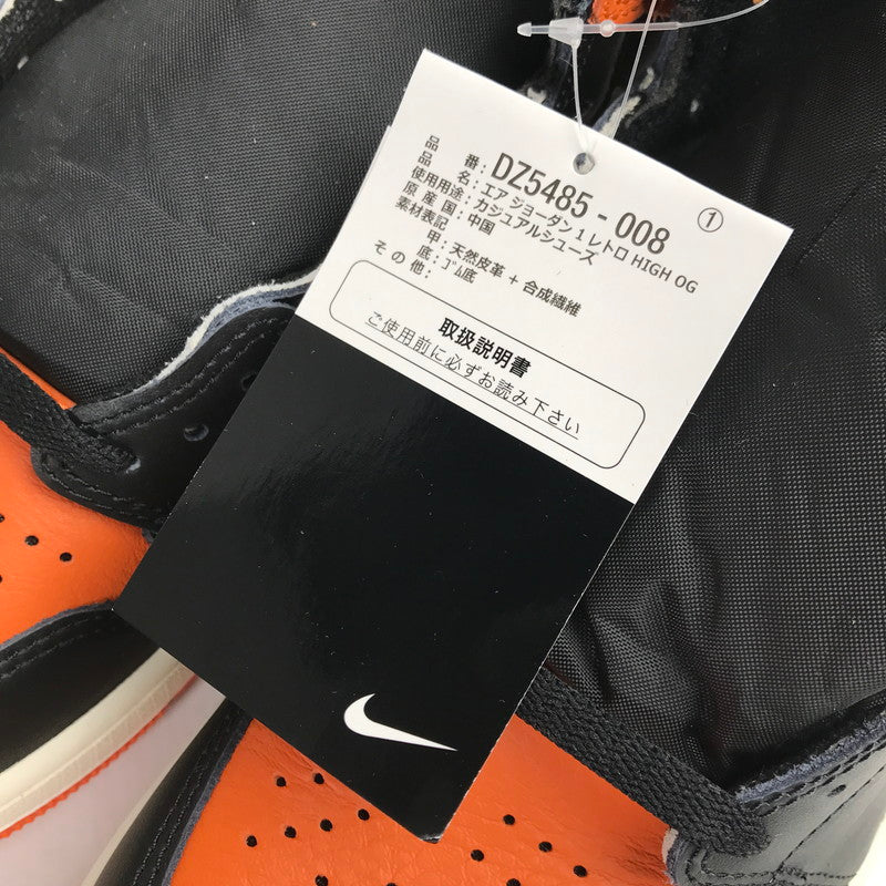 【中古美品】【メンズ】 NIKE DZ5485-008 AIR JORDAN 1 RETRO HIGH OG "SHATTERED BACKBOARD" (2025) スニーカー 靴 160-260330-ky-28-fuzh サイズ：27 カラー：オレンジ 万代Net店