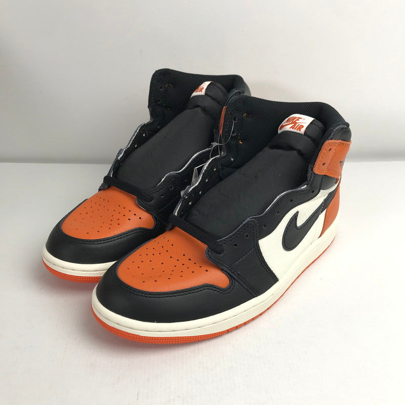 【中古美品】【メンズ】 NIKE DZ5485-008 AIR JORDAN 1 RETRO HIGH OG "SHATTERED BACKBOARD" (2025) スニーカー 靴 160-260330-ky-28-fuzh サイズ：27 カラー：オレンジ 万代Net店