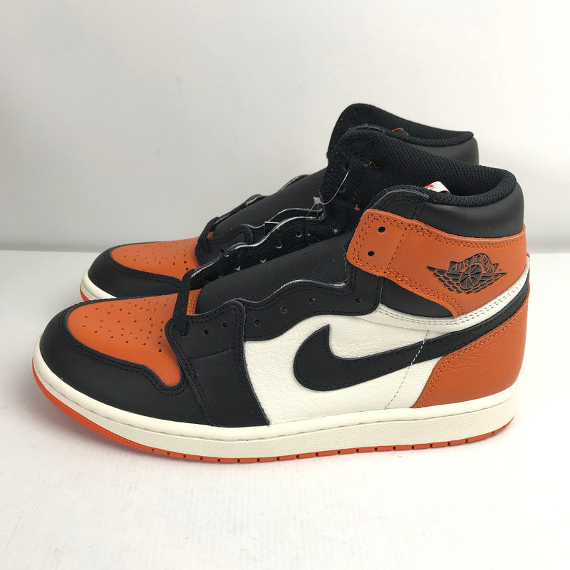 【中古美品】【メンズ】 NIKE DZ5485-008 AIR JORDAN 1 RETRO HIGH OG "SHATTERED BACKBOARD" (2025) スニーカー 靴 160-260330-ky-28-fuzh サイズ：27 カラー：オレンジ 万代Net店