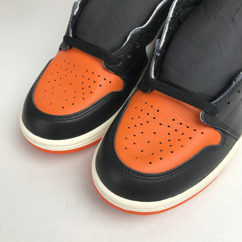 【中古美品】【メンズ】 NIKE DZ5485-008 AIR JORDAN 1 RETRO HIGH OG "SHATTERED BACKBOARD" (2025) スニーカー 靴 160-260330-ky-28-fuzh サイズ：27 カラー：オレンジ 万代Net店