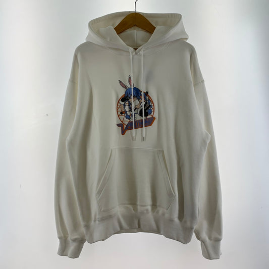 【中古品】【メンズ/レディース】 ホロライブ vaultroom × 兎田ぺこら フーディ ボルトルーム 053-260603-ny-02-fuzh サイズ：L カラー：ホワイト 万代Net店