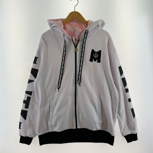 【中古品】【メンズ/レディース】 ホロライブ さくらみこ 活動4周年記念 35Pのえり～とパーカー 053-260603-ny-01-fuzh サイズ：フリー カラー：ホワイト 万代Net店