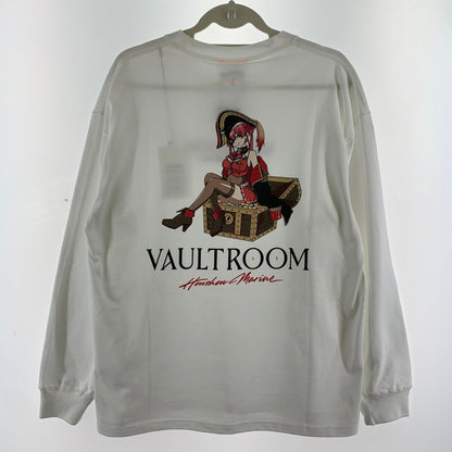 【中古品】【レディース】 ホロライブ vaultroom × 宝鐘マリン ボルトルーム 053-260603-ny-05-fuzh サイズ：M カラー：ホワイト 万代Net店