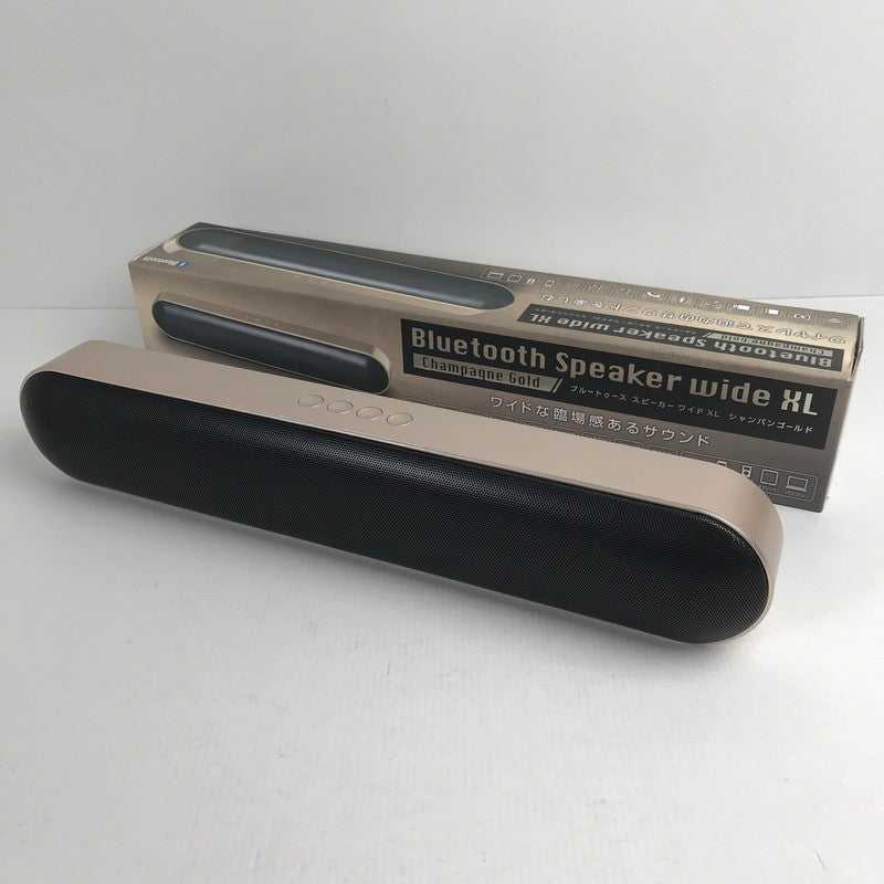 【現状渡し品】 ライソン KABS-001X BluetoothスピーカーワイドXL 通電確認済 外箱に傷みあり 097-260331-io-34-fuz 万代Net店