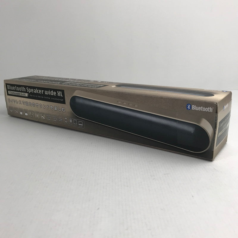 【現状渡し品】 ライソン KABS-001X BluetoothスピーカーワイドXL 通電確認済 外箱に傷みあり 097-260331-io-34-fuz 万代Net店