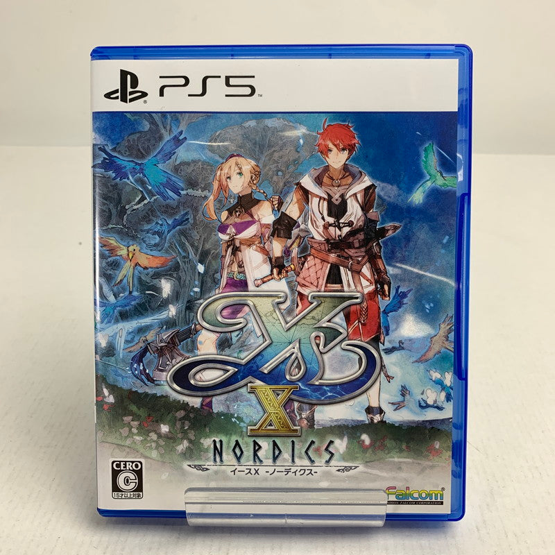 【中古美品】 PlayStation5 PS5 プレイステーション5 プレステ5 ソフト イースX -ノーディクス- PS5版 [CERO区分_C/ 15歳以上対象] 026-260802-mh-19-fuz 万代Net店