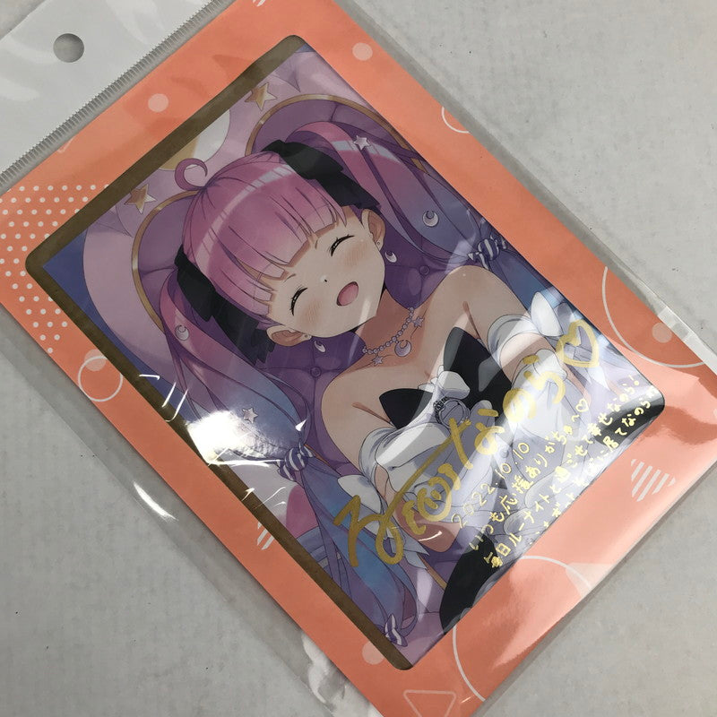 【中古品】 ホロライブ 姫森ルーナ 誕生日記念2022 直筆サイン＆箔押し複製メッセージ入りポストカード 封筒日焼けあり 053-260509-io-28-fuzh 万代Net店