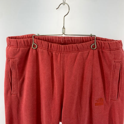 【中古品】【メンズ】 SUPREME × THE NORTH FACE シュプリーム ノースフェイス 21SS NT12101I PIGMENT PRINTED SWEATPANT 顔料プリント スウェット パンツ ボトムス 古着 149-260402-mh-11-fuzh サイズ：M カラー：レッド 万代Net店