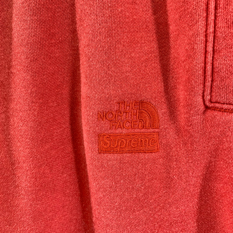 【中古品】【メンズ】 SUPREME × THE NORTH FACE シュプリーム ノースフェイス 21SS NT12101I PIGMENT PRINTED SWEATPANT 顔料プリント スウェット パンツ ボトムス 古着 149-260402-mh-11-fuzh サイズ：M カラー：レッド 万代Net店