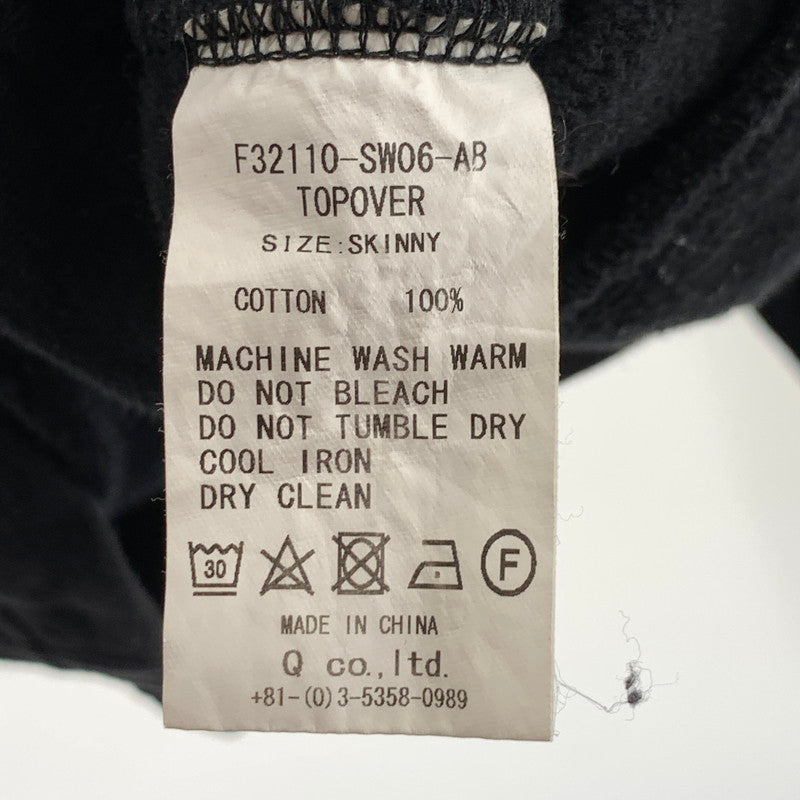 【中古品】【メンズ】 FAT F32110-SW06-AB TOPOVER エフエーティー ハーフジップスウェット ブランド 古着 142-260614-gm-06-fuz サイズ：L カラー：ブラック 万代Net店