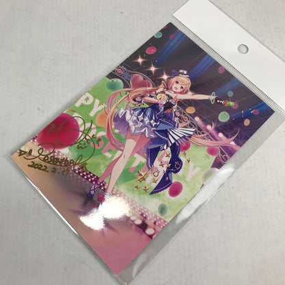 【中古品】 ホロライブ アキ・ローゼンタール 誕生日記念2022 アキ・ローゼンタール 直筆サイン入り安曇アキタケ描き下ろしポストカード 右下折れあり 053-260509-io-35-fuzh 万代Net店