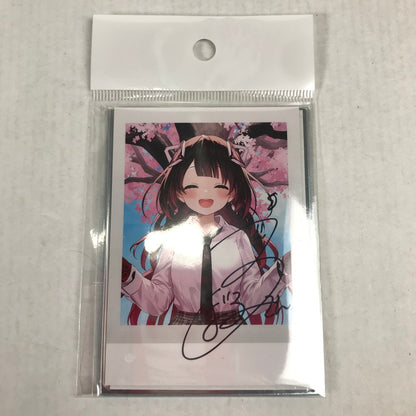 【中古美品】 ホロライブ ロボ子さん 活動5周年記念 ロボ子さん ももしき描き下ろし直筆サイン入りチェキ風ブロマイドカード 053-260509-io-34-fuzh 万代Net店
