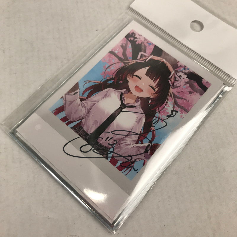 【中古美品】 ホロライブ ロボ子さん 活動5周年記念 ロボ子さん ももしき描き下ろし直筆サイン入りチェキ風ブロマイドカード 053-260509-io-34-fuzh 万代Net店