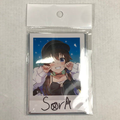 【中古美品】 ホロライブ ときのそら 誕生日記念2023 ときのそら 直筆サイン入りおるだん描き下ろしチェキ風ブロマイドカード 053-260509-io-33-fuzh 万代Net店