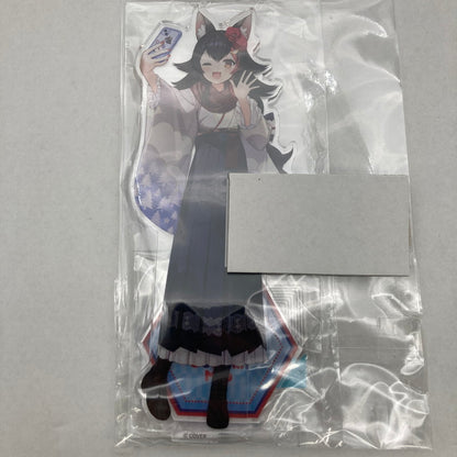 【中古美品】 ホロライブ いろはにほへっと あやふぶみ×豊島園 庭の湯 デカアクリルスタンド　大神ミオ 053-260417-ky-41-fuz 万代Net店