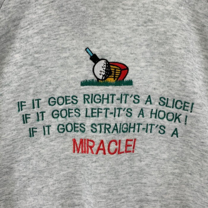 【中古品】【メンズ】 FRUIT OF THE LOOM フルーツオブザルーム 刺繍スウェット トップス アウター スウェット トレーナー 古着 サイズ：XL カラー：グレー 灰 145-220321-gm-23-fuzh 万代Net店
