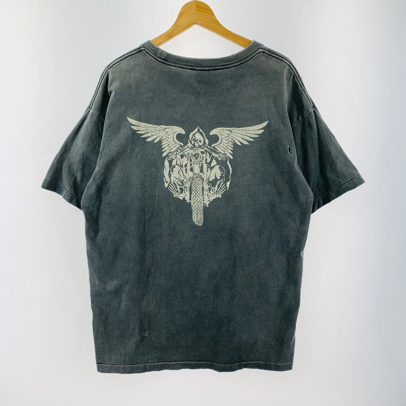 【中古品】【メンズ】 SAINT MICHAEL × NEIGHBORHOOD セントマイケル ネイバーフッド SM-S23-0000-117 SS TEE 半袖 Tシャツ トップス 古着 140-260402-mh-01-fuzh サイズ：XL カラー：チャコール 万代Net店