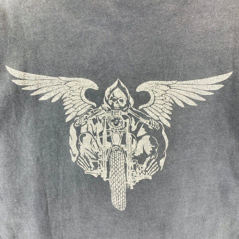 【中古品】【メンズ】 SAINT MICHAEL × NEIGHBORHOOD セントマイケル ネイバーフッド SM-S23-0000-117 SS TEE 半袖 Tシャツ トップス 古着 140-260402-mh-01-fuzh サイズ：XL カラー：チャコール 万代Net店