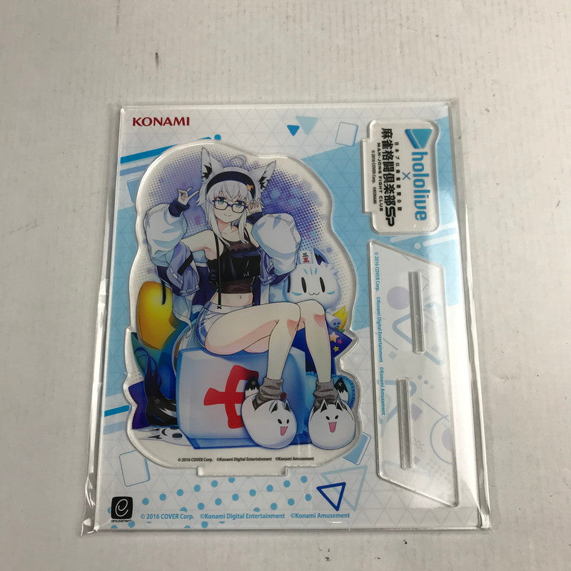 【中古品】 麻雀格闘倶楽部Sp ホロライブ麻雀大大大コラボ祭 白上フブキ アクスタ アクリルスタンド グッズ 064-260404-io-34-fuz 万代Net店