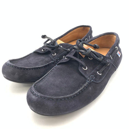 【中古品】【メンズ】 LOUIS VUITTON ルイ・ヴィトン FD1124 スエードモカシンシューズ 靴 ブランド 179-260418-gm-12-fuz サイズ：9 カラー：ブラック 万代Net店