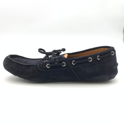 【中古品】【メンズ】 LOUIS VUITTON ルイ・ヴィトン FD1124 スエードモカシンシューズ 靴 ブランド 179-260418-gm-12-fuz サイズ：9 カラー：ブラック 万代Net店