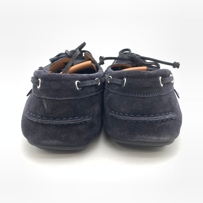 【中古品】【メンズ】 LOUIS VUITTON ルイ・ヴィトン FD1124 スエードモカシンシューズ 靴 ブランド 179-260418-gm-12-fuz サイズ：9 カラー：ブラック 万代Net店
