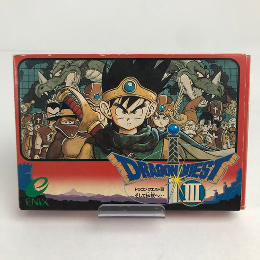 【中古品】 FC ファミコン ドラゴンクエストⅢ そして伝説へ… ゲームソフト レトロゲーム 箱傷みあり 起動確認済 023-260411-io-10-fuz 万代Net店