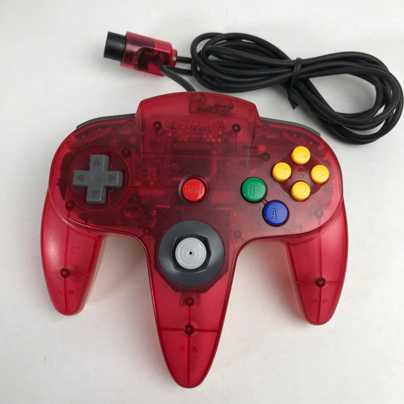 【中古品】 Nintendo64 N64 ニンテンドー64 コントローラー レトロゲーム 箱傷みあり 変色あり 動作確認済 024-260411-io-02-fuz 万代Net店