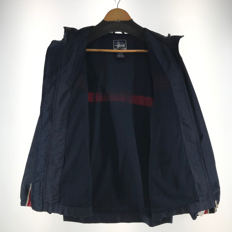 【中古品】【メンズ】 STUSSY ステューシー ナイロンパーカー 142-260511-ny-09-fuz サイズ：M カラー：ネイビー 万代Net店