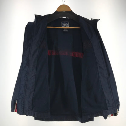 【中古品】【メンズ】 STUSSY ステューシー ナイロンパーカー 142-260511-ny-09-fuz サイズ：M カラー：ネイビー 万代Net店
