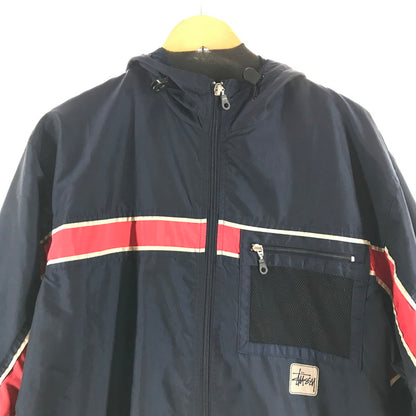 【中古品】【メンズ】 STUSSY ステューシー ナイロンパーカー 142-260511-ny-09-fuz サイズ：M カラー：ネイビー 万代Net店