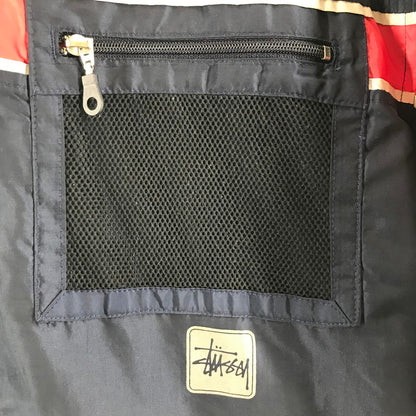 【中古品】【メンズ】 STUSSY ステューシー ナイロンパーカー 142-260511-ny-09-fuz サイズ：M カラー：ネイビー 万代Net店