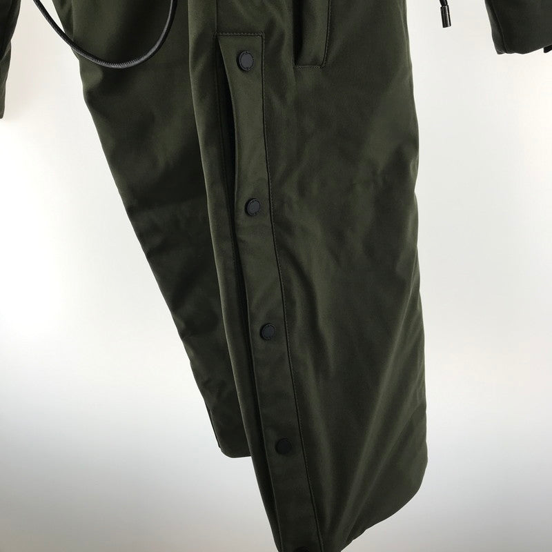 【中古美品】【レディース】 MOOSE KNUCKLES ムースナックルズ M31LP218 ロング ダウン コート ジャケット アウター 古着 169-260410-mh-10-fuzh サイズ：XS カラー：カーキ 万代Net店