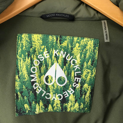 【中古美品】【レディース】 MOOSE KNUCKLES ムースナックルズ M31LP218 ロング ダウン コート ジャケット アウター 古着 169-260410-mh-10-fuzh サイズ：XS カラー：カーキ 万代Net店