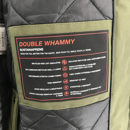 【中古美品】【レディース】 MOOSE KNUCKLES ムースナックルズ M31LP218 ロング ダウン コート ジャケット アウター 古着 169-260410-mh-10-fuzh サイズ：XS カラー：カーキ 万代Net店