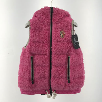 【中古品】【レディース】 MONCLER GRENOBLE モンクレール グルノーブル GILET ジレ ベスト アウター 古着 169-260410-mh-09-fuzh サイズ：XXS カラー：ピンク 万代Net店