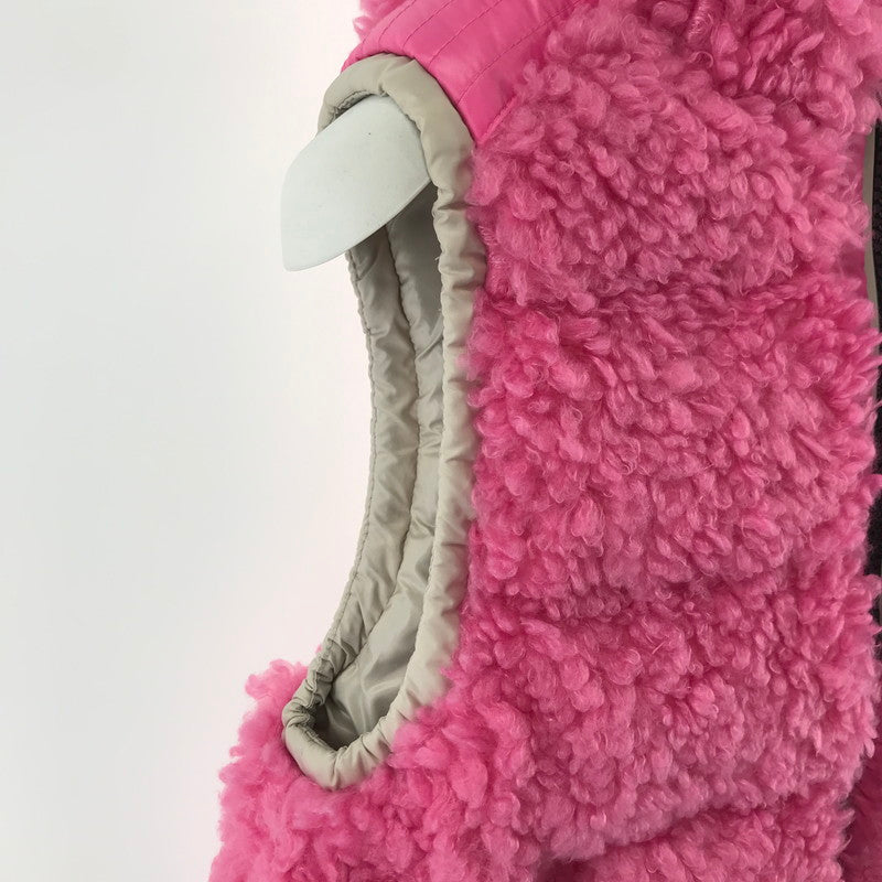 【中古品】【レディース】 MONCLER GRENOBLE モンクレール グルノーブル GILET ジレ ベスト アウター 古着 169-260410-mh-09-fuzh サイズ：XXS カラー：ピンク 万代Net店