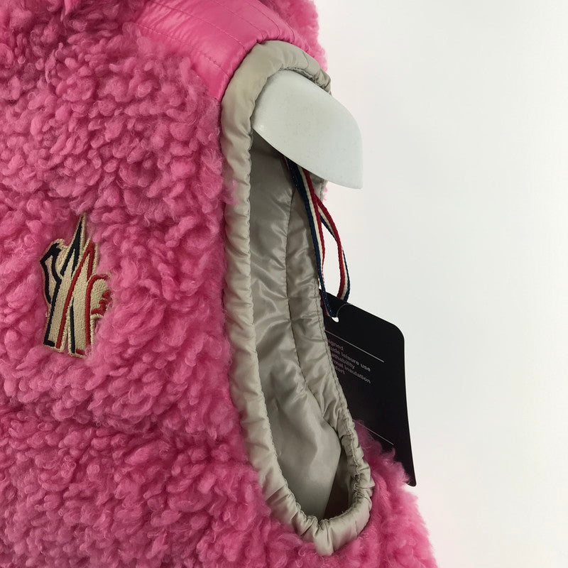 【中古品】【レディース】 MONCLER GRENOBLE モンクレール グルノーブル GILET ジレ ベスト アウター 古着 169-260410-mh-09-fuzh サイズ：XXS カラー：ピンク 万代Net店