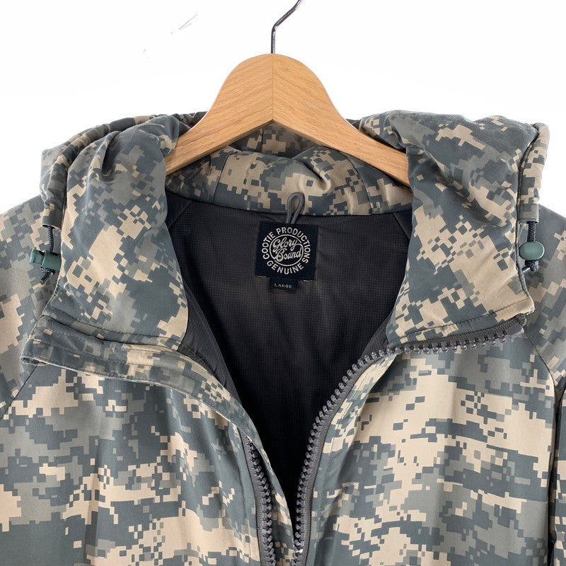 【中古品】【メンズ】 COOTIE クーティー ジャケット デジカモ 柄 ジップ 中綿 ミリタリージャケット Digital Camouflage Padded Zip Parka 16AW 迷彩 カモフラージュ 142-260427-nm-02-fuz サイズ：L 万代Net店