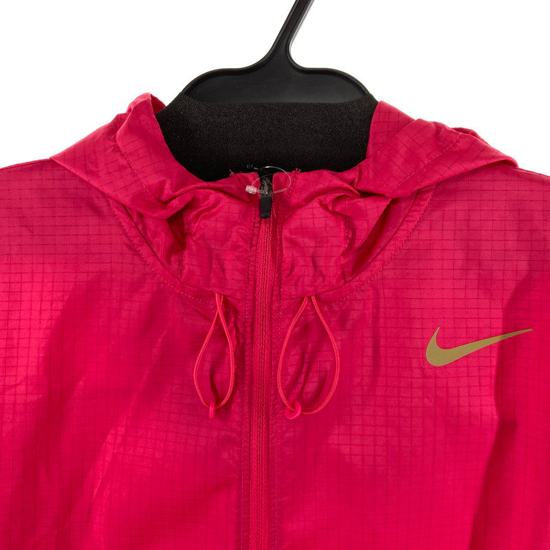 【中古美品】【レディース】 NIKE ナイキ ナイロンジャケット タグ付き 170-260414-ky-04-fuz サイズ：XL カラー：ピンク 万代Net店
