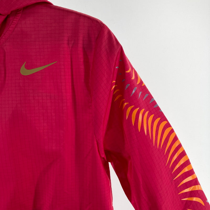 【中古美品】【レディース】 NIKE ナイキ ナイロンジャケット タグ付き 170-260414-ky-04-fuz サイズ：XL カラー：ピンク 万代Net店