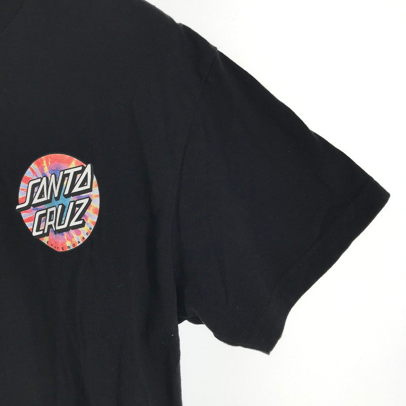 【中古品】【メンズ】 SANTA CRUZ サンタクルーズ 半袖Tシャツ 142-260416-ky-12-fuz サイズ：M カラー：ブラック 万代Net店