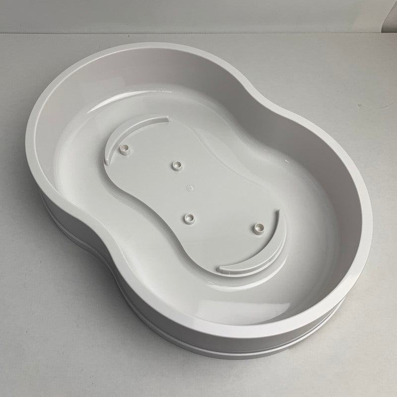 【現状渡し品】 パン・パシフィック PT-SN-WHBL みんなでわいわい そうめん流し器 Lサイズ 2～４人用 101-260410-mh-05-fuz 万代Net店