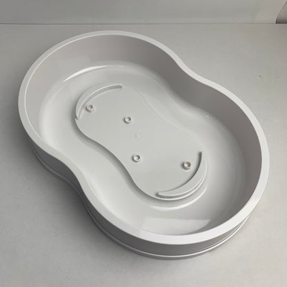 【現状渡し品】 パン・パシフィック PT-SN-WHBL みんなでわいわい そうめん流し器 Lサイズ 2～４人用 101-260410-mh-05-fuz 万代Net店