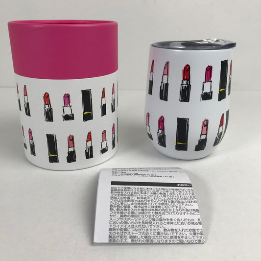 【中古美品】 Francfranc チック ステンレスタンブラー リップスティック コップ 食器 101-260412-io-23-fuz 万代Net店