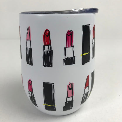 【中古美品】 Francfranc チック ステンレスタンブラー リップスティック コップ 食器 101-260412-io-23-fuz 万代Net店